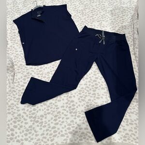 FIGS scrubs, navy blue